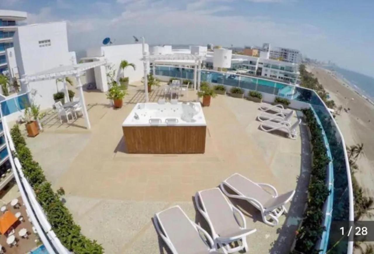 Luxury Apartment, Sector Morros, Vista Y Salida Al Mar Edificio Sunshine Cartagena Exteriér fotografie