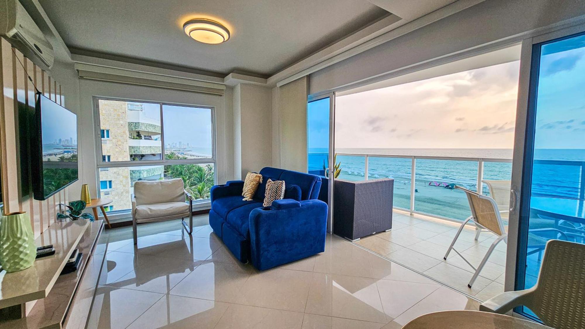 Luxury Apartment, Sector Morros, Vista Y Salida Al Mar Edificio Sunshine Cartagena Exteriér fotografie