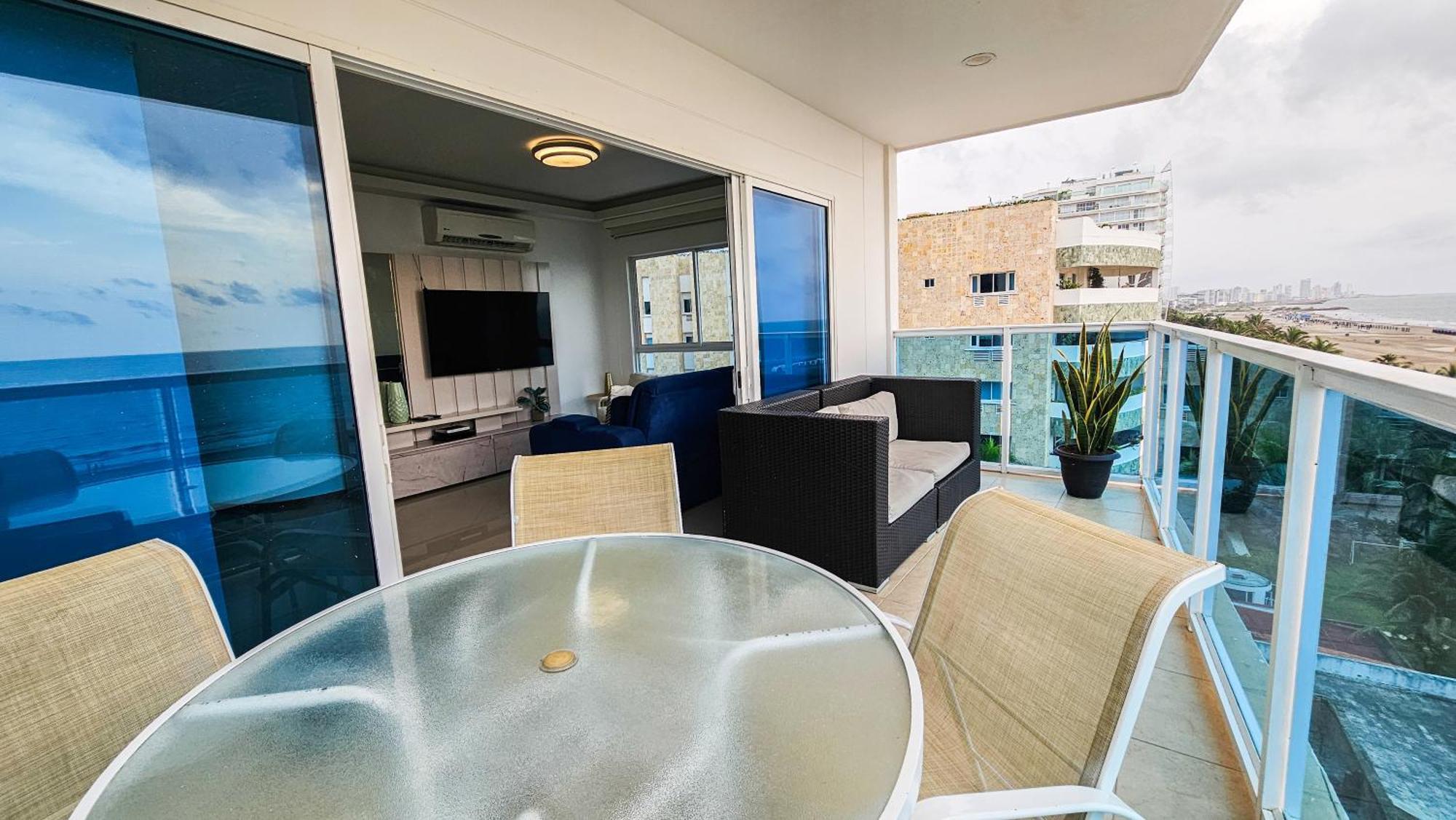 Luxury Apartment, Sector Morros, Vista Y Salida Al Mar Edificio Sunshine Cartagena Exteriér fotografie